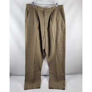Quiksilver Pants Mens 38 Silver Edition Tan Pleated Dress (38x34)